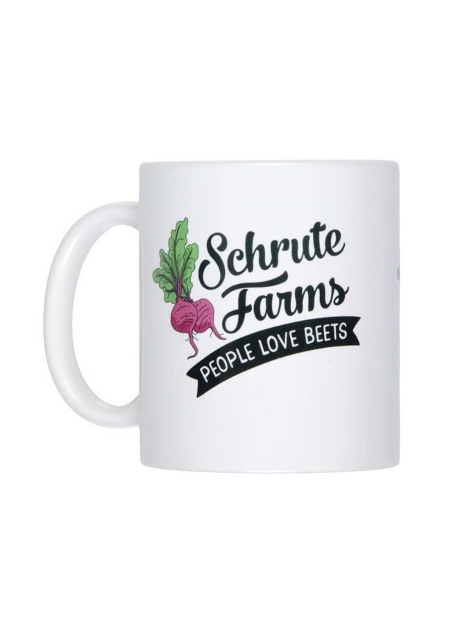 SURREAL The Office Schrute Farms People Love Beets Ceramic Coffee Mug 11 Oz Beverage Cup - Image 2
