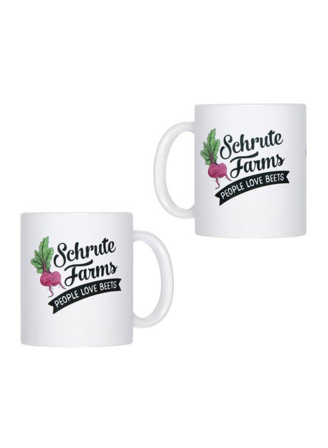 SURREAL The Office Schrute Farms People Love Beets Ceramic Coffee Mug 11 Oz Beverage Cup - Image 3