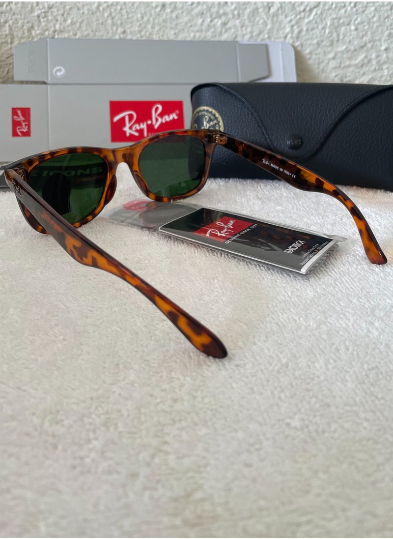 Ray-Ban Ray-Ban Classic Polarized Lens Sunglasses UV Lenses with Tortoise Brown Colored Frames Green Lenses  - Image 2