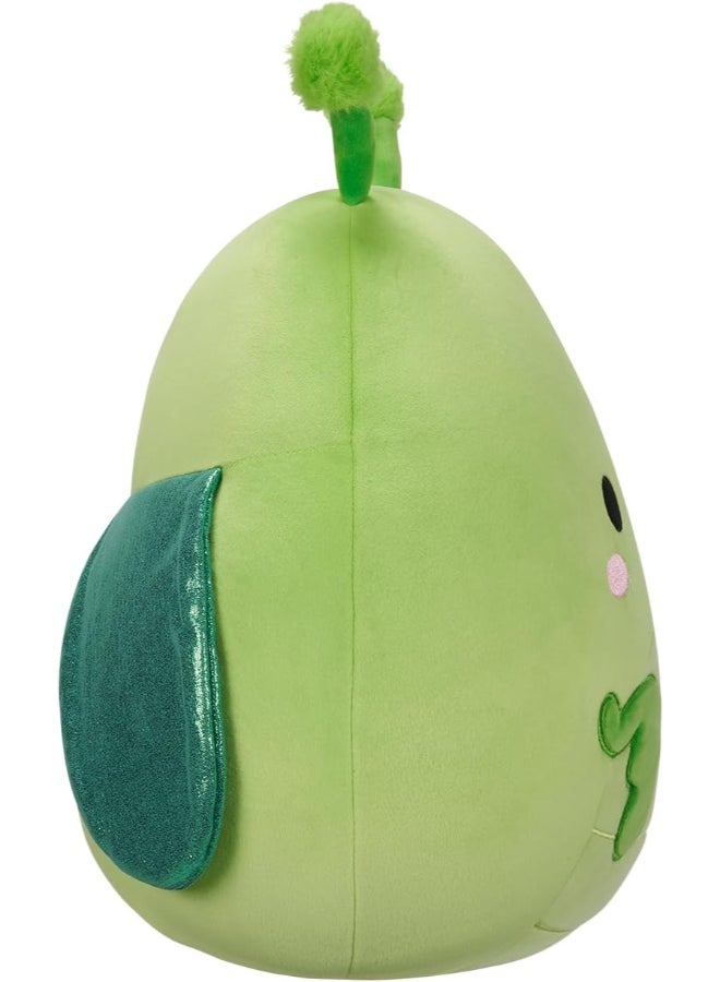 Squishmallows مانتيس مصلي ترينتون الأخضر الناعم متوسط الحجم 12 بوصة بأجنحة متلألئة مرخصة رسميًا من كيلي توي لعبة مريحة ملونة هدية للأطفال بنات وأولاد قابلة للغسل لعبة مريحة متعددة الألوان لجميع الأعمار - Image 4