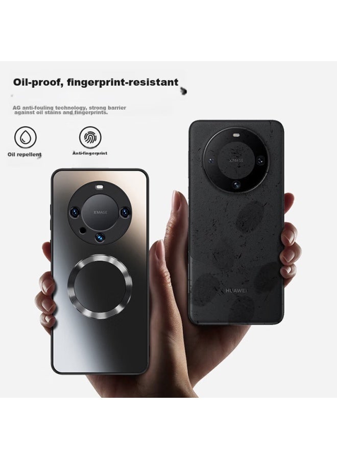 Neyaa Nai Xiao Ya Phone Case For Huawei Mate60 Pro, Mate60 Pro+ Protective Cover, Magnetic Charging, Ultra-thin Frosted Full Protection, Shockproof, For Men And Women, Sapphire Blue - Image 5
