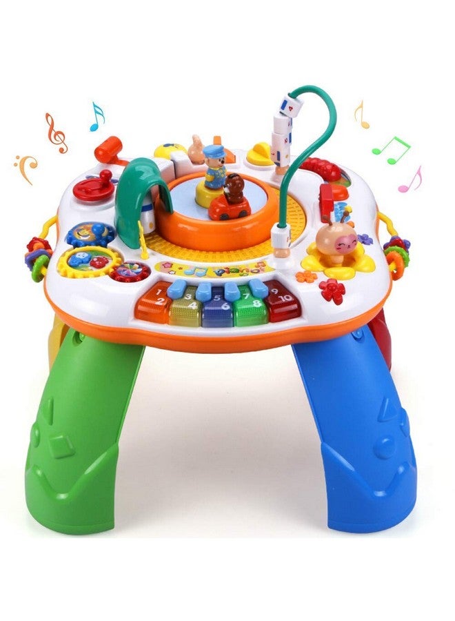 Abhsant 9 in 1 Baby Learning Railway Table Baby Learn and Groove Music Table Multi Function Game Table 1-3 Years Old Baby Toys Birthday Gift Game - Image 5