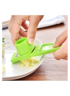 1 pcs multifunctional Ginger Garlic Grinding tool, Household Kitchen Accessory Garlic Cutter Ginger Chopper Kitchen Multifunction Grinder Manual Slicer with Hole for Fruit Vegetable Nuts Chopper