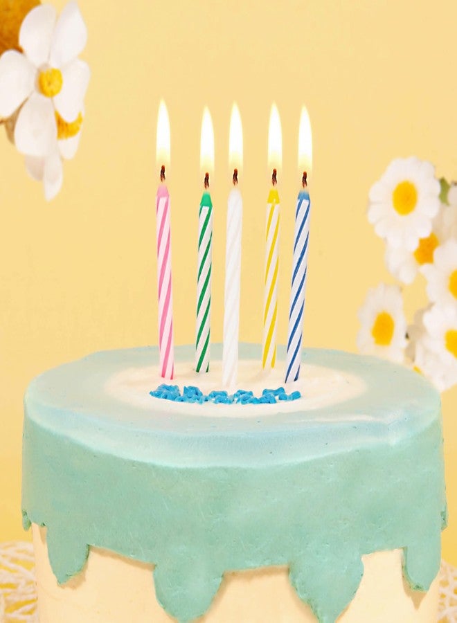 PHD CAKE 144-Count Multicolored Spiral Birthday Candle, Birthday Candles for Cake, Cupcake Candles, Party Celebration - Image 2
