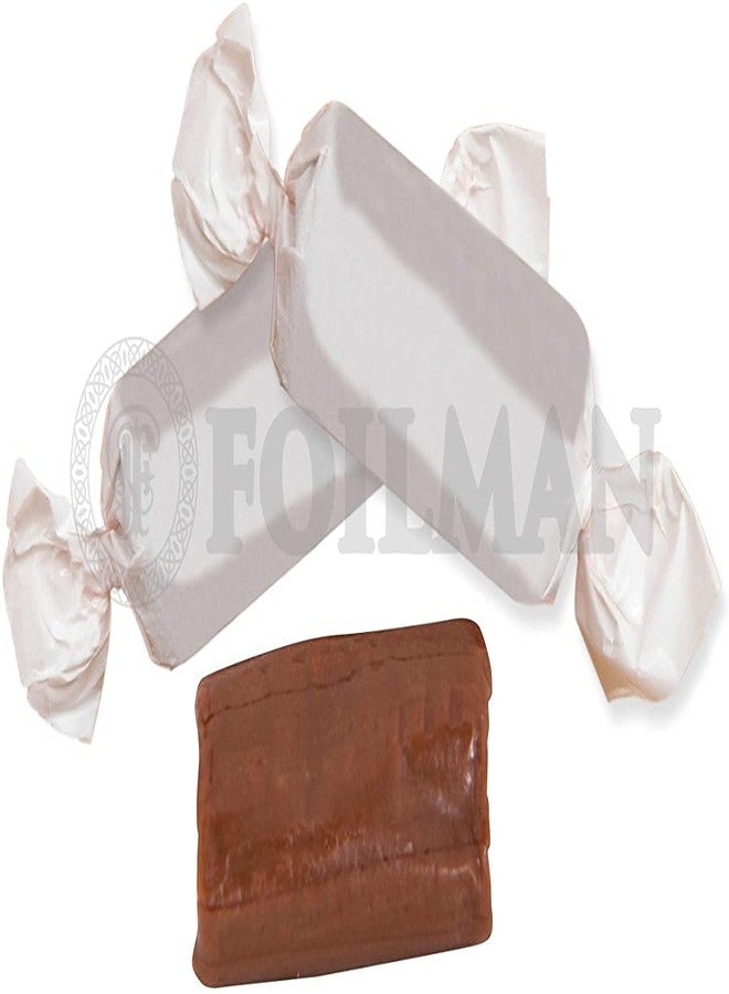 Foilman Twisting Wax Paper (500 Pack) - Best for Wrapping Homemade Candies, Taffy, Chocolate - Fold Easily & Holds the Twist Shape - Biodegradable (Opaque, 4.5” X 5.5”) - Image 1