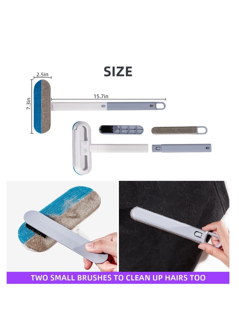 SYOSI - Cat Hair Remover Furniture, Dog Hair Remover for Couch, Reusable Lint Roller, Pet Hair Removal Tool, Carpet Rake for Pet Hair Removal, Not Scratch Furniture, Ideal for Cleaning Couches, Pillows, Rugs - Image 1