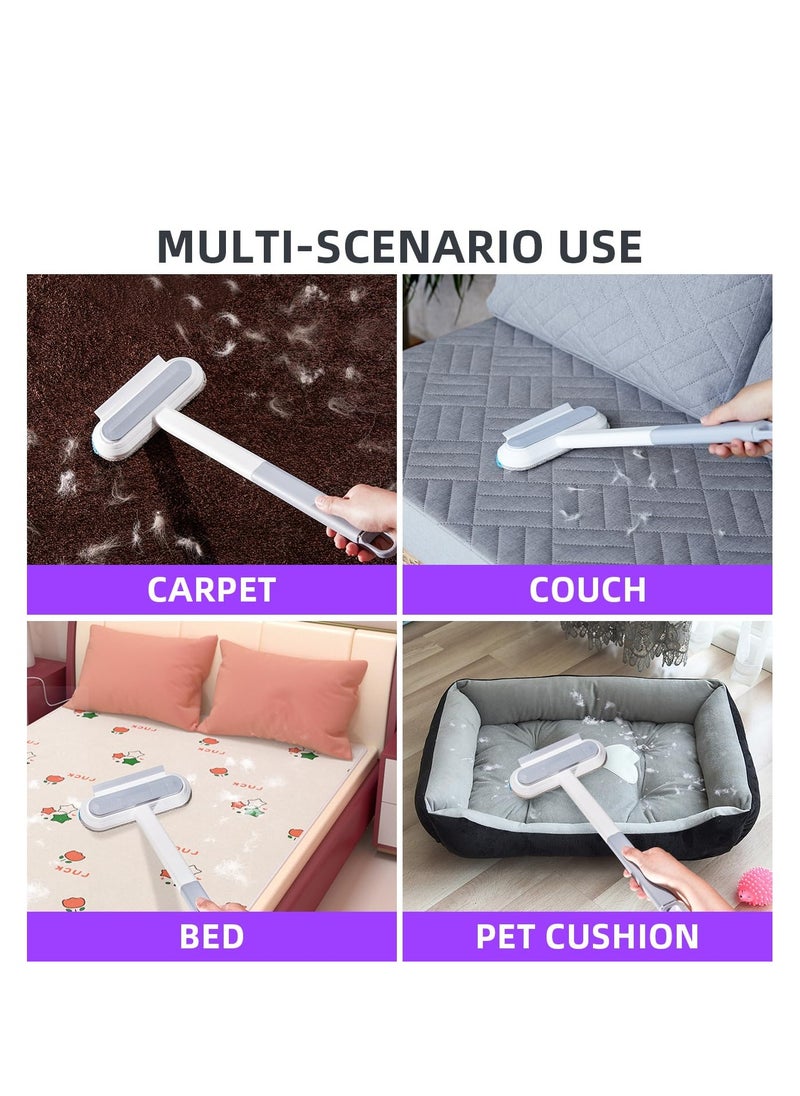 SYOSI - Cat Hair Remover Furniture, Dog Hair Remover for Couch, Reusable Lint Roller, Pet Hair Removal Tool, Carpet Rake for Pet Hair Removal, Not Scratch Furniture, Ideal for Cleaning Couches, Pillows, Rugs - Image 1