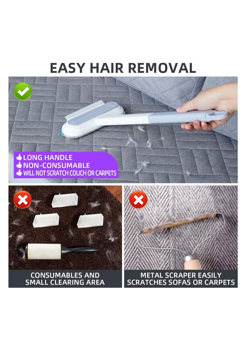 SYOSI - Cat Hair Remover Furniture, Dog Hair Remover for Couch, Reusable Lint Roller, Pet Hair Removal Tool, Carpet Rake for Pet Hair Removal, Not Scratch Furniture, Ideal for Cleaning Couches, Pillows, Rugs - Image 1