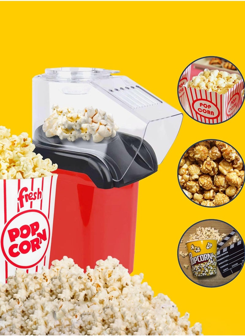 Hot Air Popcorn Maker 1200W, Quick To Complete Healthy Food In 2-3 Minutes Popcorn Machine ,Fast and Easy-to-Use Mini Popcorn Machine Red - pzsku/Z777EDDF25F3F9BE7B0B1Z/45/_/1740133132/c67aa712-3727-4333-86f4-284db14b7240