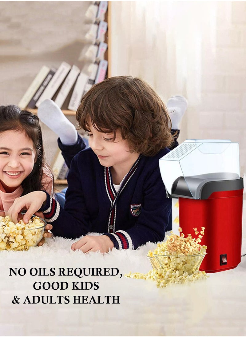 Hot Air Popcorn Maker 1200W, Quick To Complete Healthy Food In 2-3 Minutes Popcorn Machine ,Fast and Easy-to-Use Mini Popcorn Machine Red - pzsku/Z777EDDF25F3F9BE7B0B1Z/45/_/1740133396/4f3f605f-be1a-40e1-b4bd-d24d137ab9f3