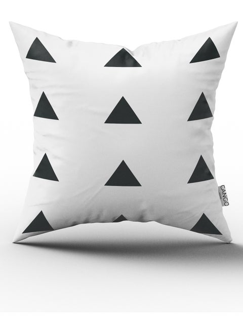 Double Sided Printed Geometric Digital Printed Throw Pillow Cover - CGH314-CT