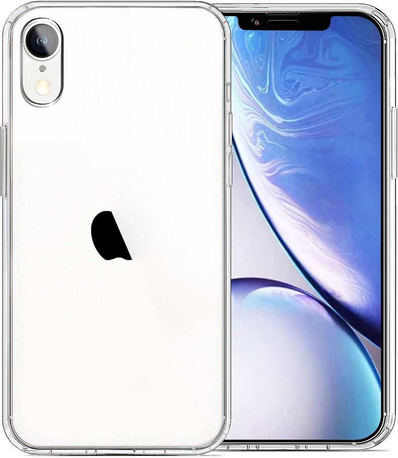 Printme Compatible with iPhone Xr - Case Clear Soft Transparent Shockproof Protective Slim Thin Bumper Phone Cover for iPhone - Image 1