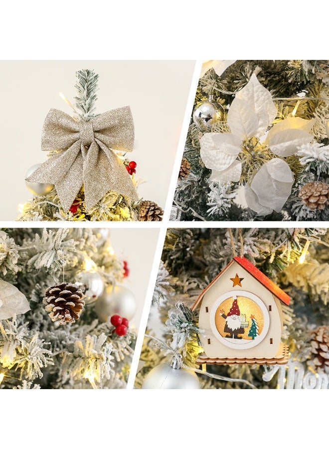 Y&D Decorative Christmas Tree Set With Stand 150centimeter With Decorative Accessories - Image 5