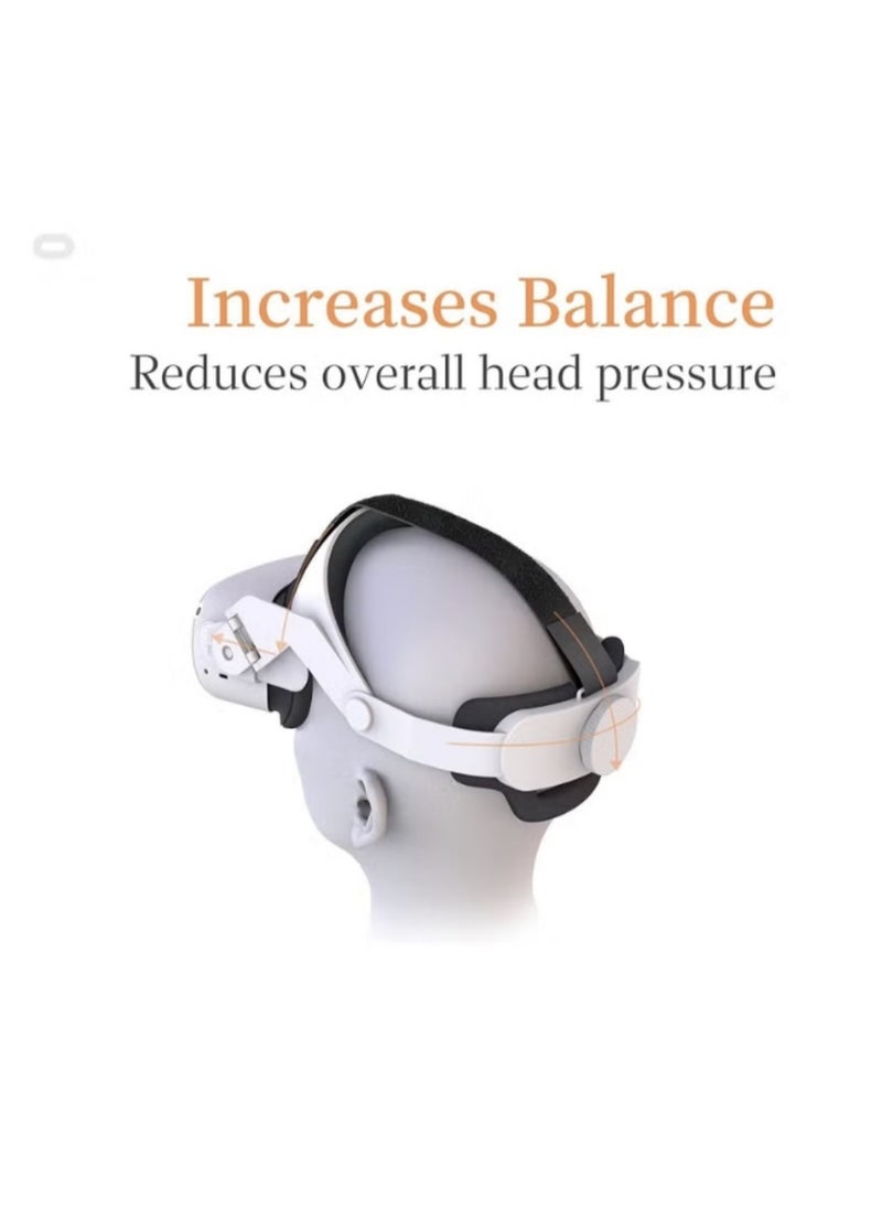 Generic - For Oculus Quest 2 Head Strap - B5-PRO Halo Strap for Oculus Quest 2 - Ideal Replacement for Oculus Quest 2 Elite Strap - Comfortable/Lightweight/Reduce Pressure - Image 1