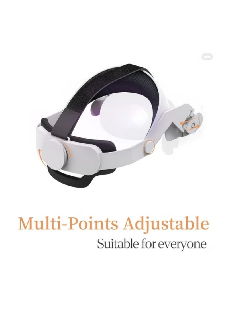 Generic - For Oculus Quest 2 Head Strap - B5-PRO Halo Strap for Oculus Quest 2 - Ideal Replacement for Oculus Quest 2 Elite Strap - Comfortable/Lightweight/Reduce Pressure - Image 1