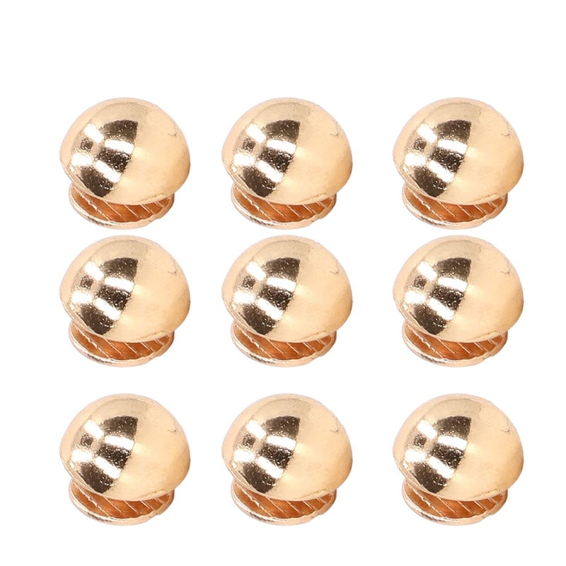 Gold Alloy Decorative Rivets Kit 100 Sets Round Head for Bags Shoes Clothing DIY Crafts - Image 5