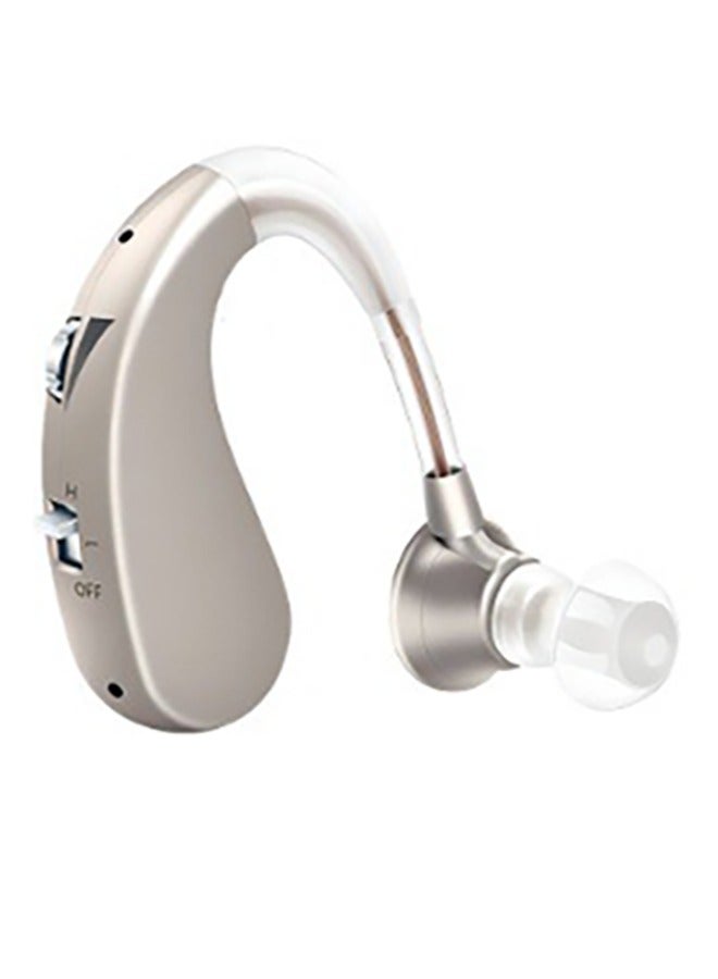Generic Hearing Aid, Hearing Aids for Seniors with Noise Cancelling and Volume Control, Rechargeable Hearing Aids for Hearing Loss, Silver  - Image 1