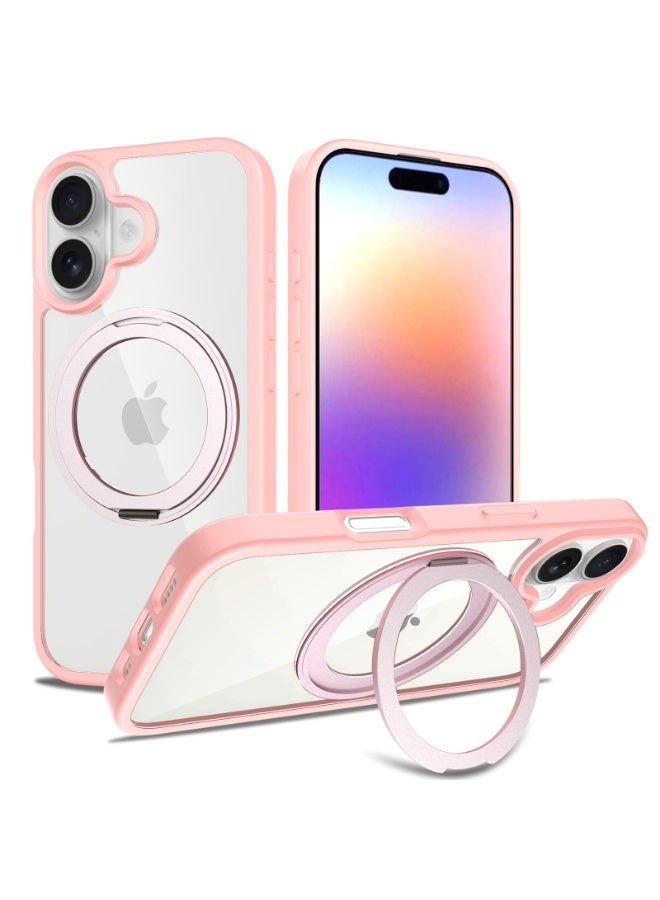NIBEMINENT Dull Polish Protection Case With Magsafe For iPhone 14 Plus, Rose Hermosa