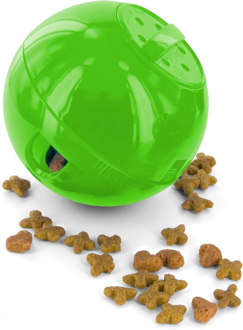 PetSafe SlimCat Meal Dispensing Cat Toy, Green - Image 1