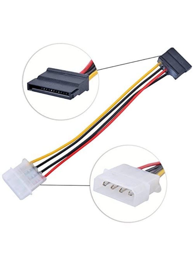 ساتا كابل محول USB 2.0 إلى SATA/PATA/IDE لمحركات الأقراص الصلبة، متوافق مع اللوائح الأمريكية (أحمر، أصفر، أسود) - Image 2