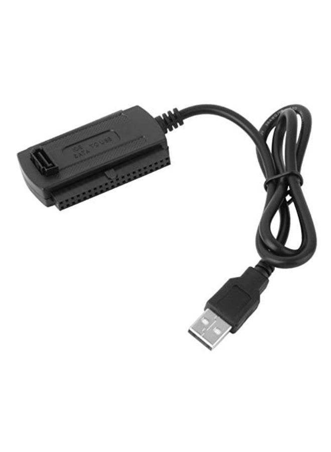 ساتا كابل محول USB 2.0 إلى SATA/PATA/IDE لمحركات الأقراص الصلبة، متوافق مع اللوائح الأمريكية (أحمر، أصفر، أسود) - Image 3