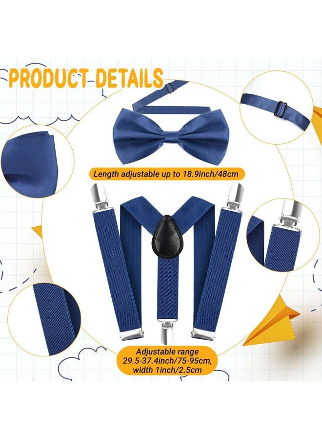 Yanbuny Old Man Costume Accessories Grandpa Costume Set with Old Man Glasses Suspender Cane Eyebrows Mustache Hat Stickers (Style 5) - Image 3