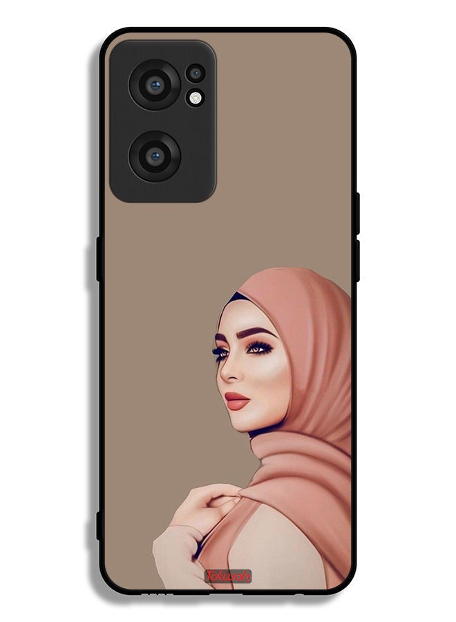 Tolwak OnePlus Nord CE 2 5G Protective Case Cover Beautiful Hijab Girl - Image 2