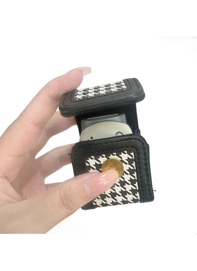 Generic Applicable To Fuji Polaroid Instax PAL Camera Elf Special Plaid Protective Case Portable Storage Bag-Color:Blue Bird Plaid  - Image 3