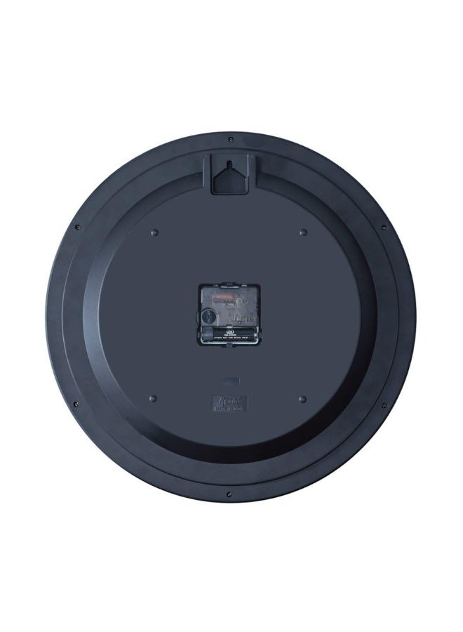 Ajanta Designer Wall Clock 6087-Black | Silent Sweep Movement, Dome Glass, Luxury White Dial with Silver Markers, Glossy Frame, Noiseless, 1-Year Warranty - Image 3