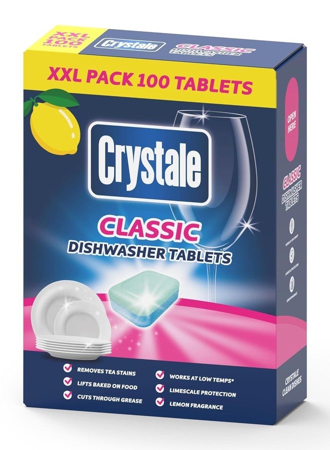 Crystale Dishwasher Tablets 100's with Crystale Dishwasher Rinse Aid 500ml - Image 2