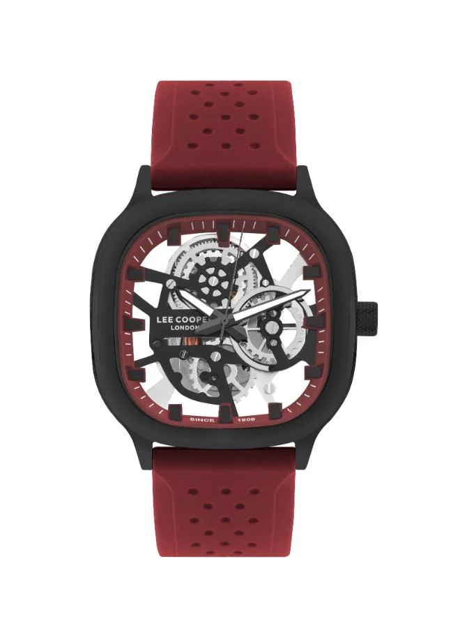 Lee Cooper Men's Silicone Analog Watch LC07973.658 - 42*44 mm