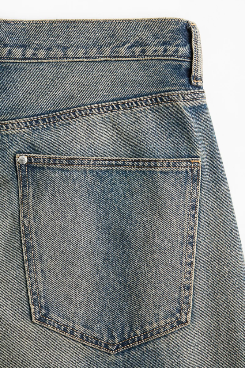 H&M  Baggy Barrel Jeans for Men | Best Price UAE