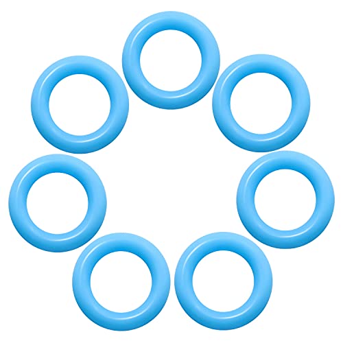 ThreeBulls 120Pcs Clear Rubber O-Ring Keyboard, O-Rings Keycaps, Switch Dampeners Keycap, for Cherry MX Key Switch Keyboards Dampers,Blue - Image 3