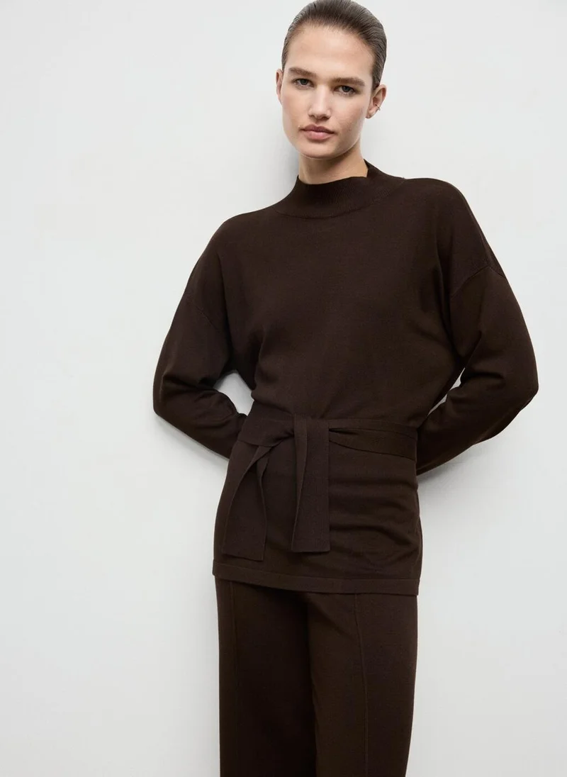 MANGO Knot detail sweater