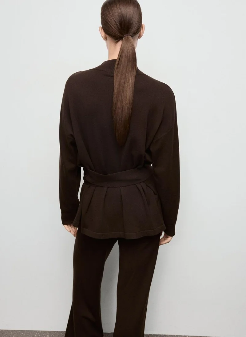 MANGO Knot detail sweater