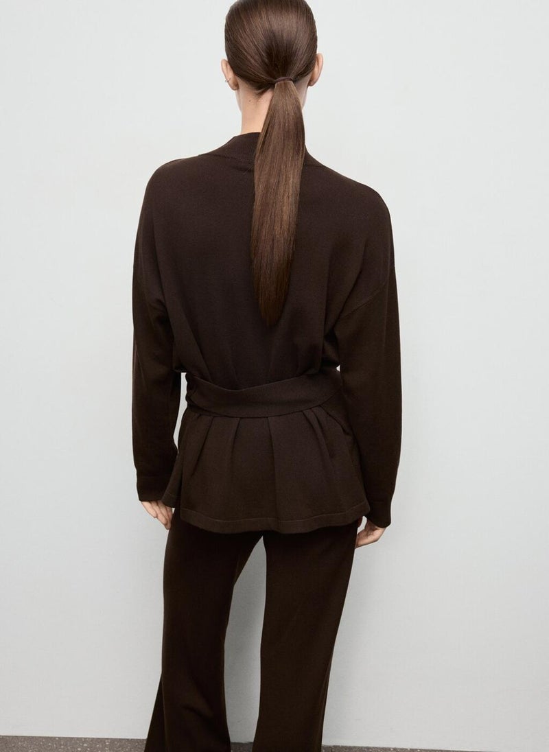 مانجو كنزة بتفاصيل عقدة - Image 2