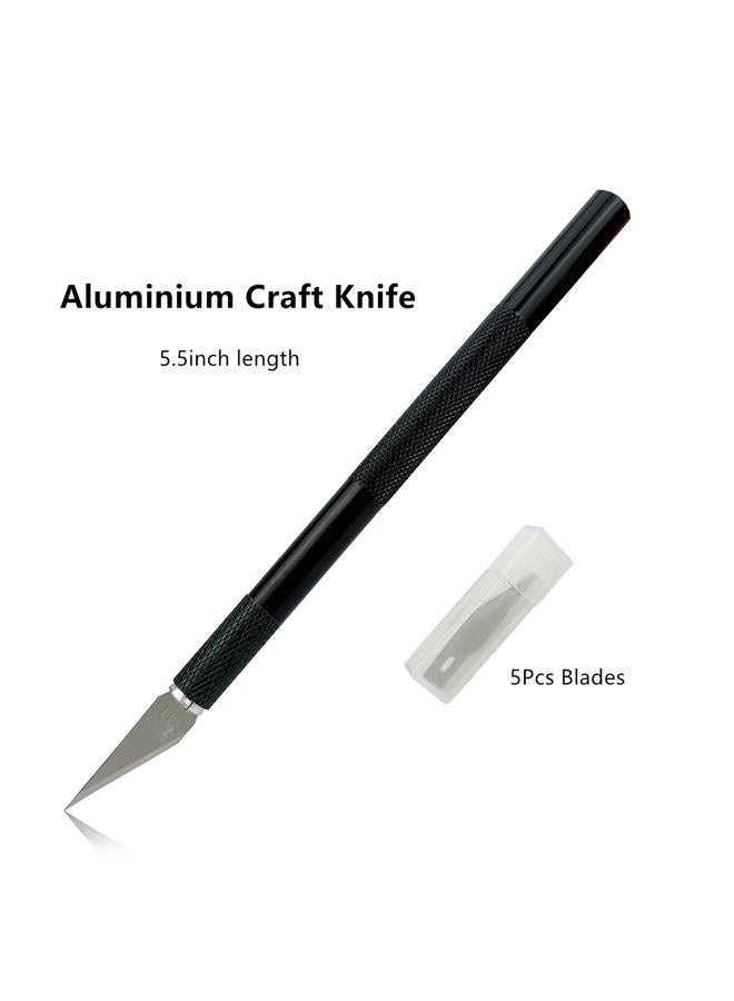 CARTINTS Install Window Film Tint Squeegee Kit, with 7.5in Long Silicone Squeegee, 4in Wrap Squeegee, Cutter & Blades, Micro Squeegee - Image 3