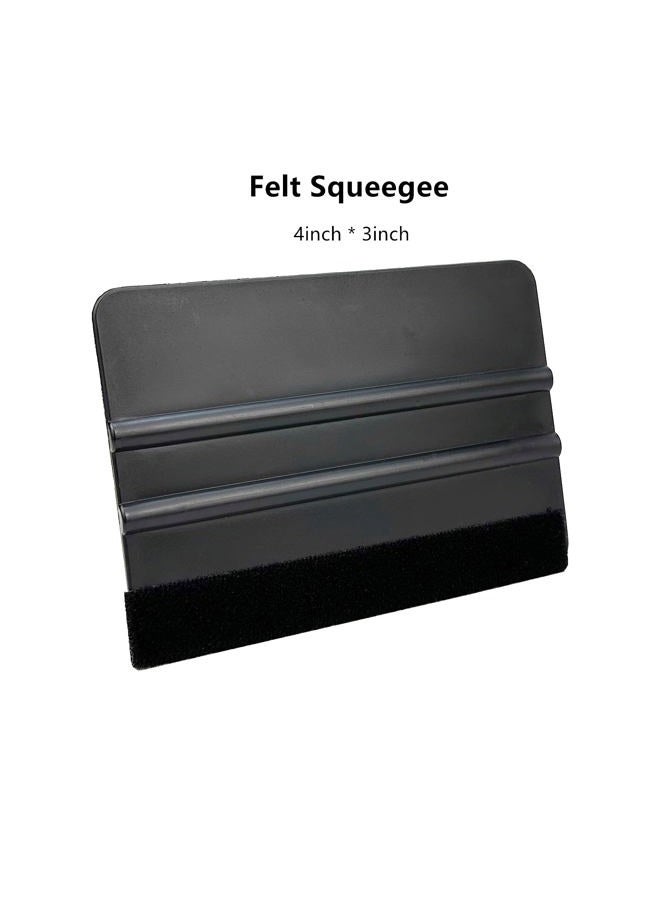 CARTINTS Install Window Film Tint Squeegee Kit, with 7.5in Long Silicone Squeegee, 4in Wrap Squeegee, Cutter & Blades, Micro Squeegee - Image 4