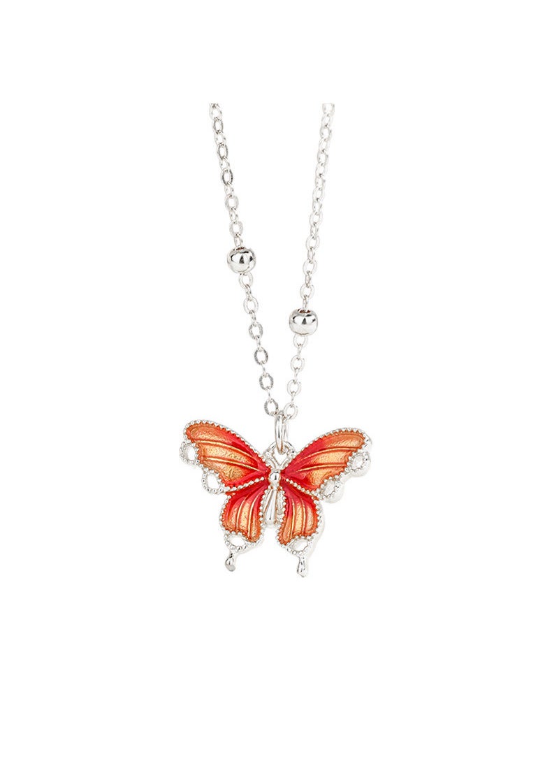 Generic - S925 Silver Dreamy Butterfly Necklace Set silver element "necklace XL2498] - Image 1