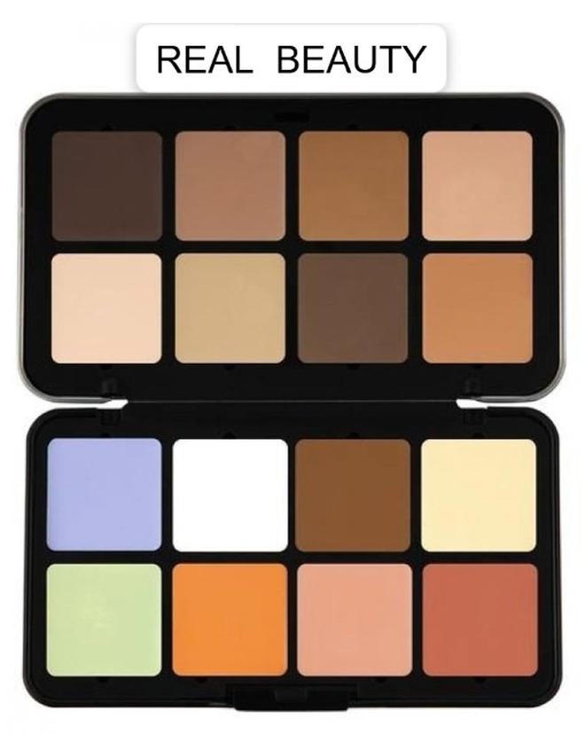 REAL BEAUTY Color Concealer/Corrector Palette - 16 Colors Multicolour - Image 1