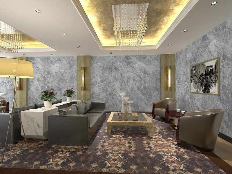 Wollzo granitelook Marble Finish Self Adhesive Wallpaper (45 x 500 cm Multicolour) - Image 3
