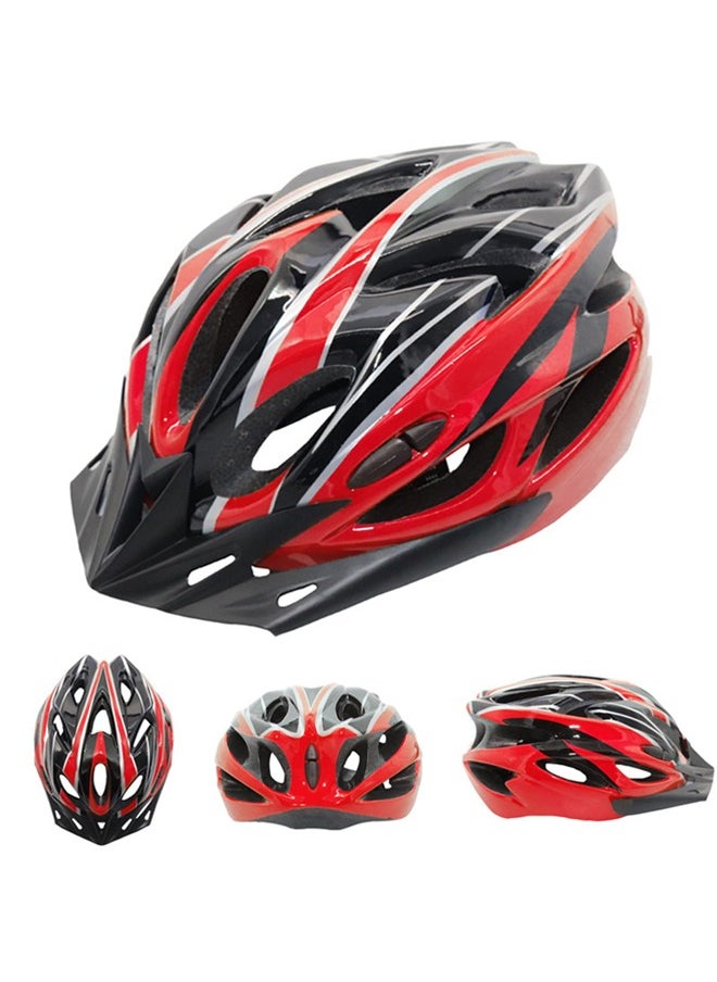 Occuwzz - Vibrant Red Road Cycling Helmet – Stand Out on the Road with Style and Safety - Image 1