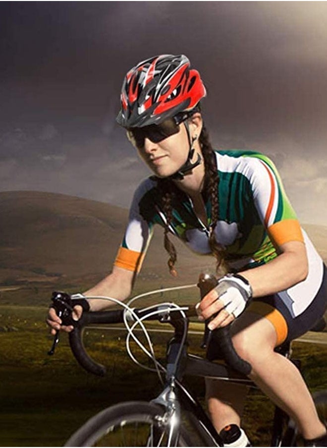 Occuwzz - Vibrant Red Road Cycling Helmet – Stand Out on the Road with Style and Safety - Image 1