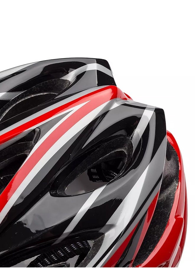 Occuwzz - Vibrant Red Road Cycling Helmet – Stand Out on the Road with Style and Safety - Image 1