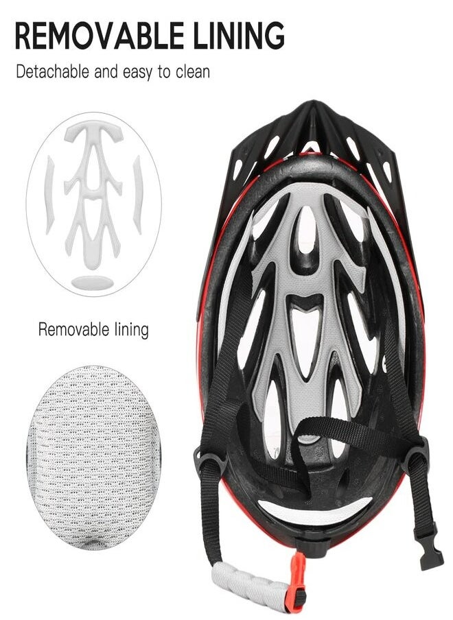 Occuwzz - Vibrant Red Road Cycling Helmet – Stand Out on the Road with Style and Safety - Image 1