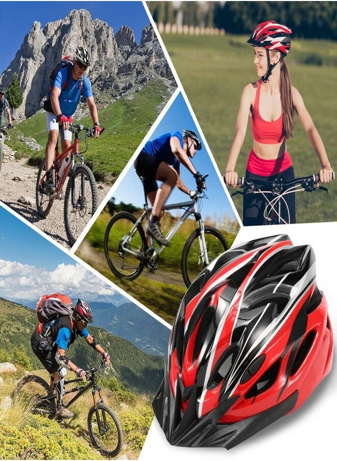 Occuwzz - Vibrant Red Road Cycling Helmet – Stand Out on the Road with Style and Safety - Image 1