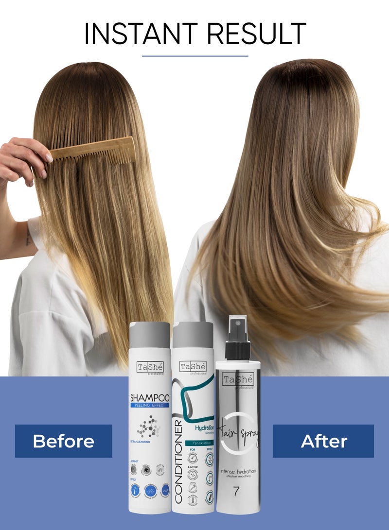 Tashe Hair Care Set – 3 in 1: Deep Cleansing, Conditioning & Thermal Protection  - Image 3
