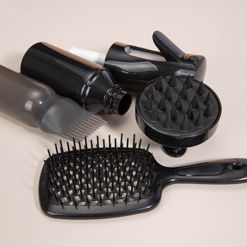 WU Best-Selling Spray Bottle Massage Hairbrush for Styling & Coloring - Women's Hair Volumizing Tool - Image 4