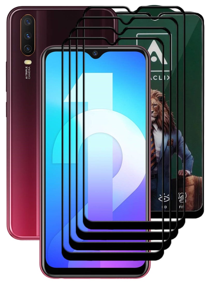 ACLIX 4 Pieces Antistatic ESD Dustproof Premium Quality High Definition Tempered Glass Screen Protector Designed For vivo Y12 - Image 1