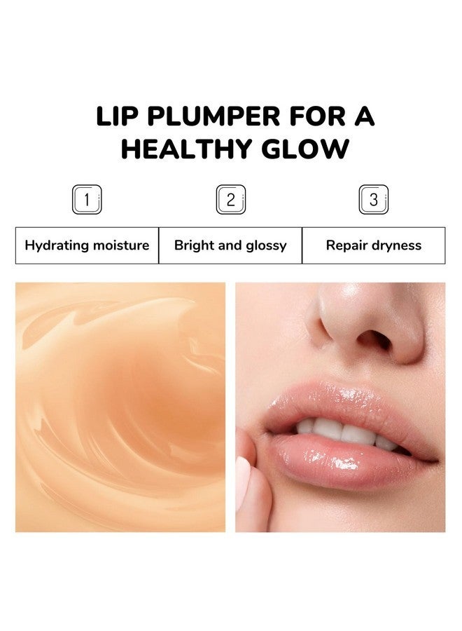 benatu Lip Mask & Scrub Set(Peach + Honey + Collagen), Overnight Moisturizer for Cracked & Dry Lips Care, Hydrating Plumper Kit, Sugar Exfoliator Gift for Women - Image 3